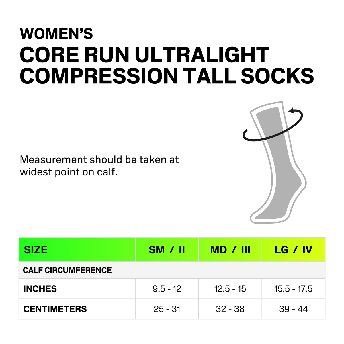 Core Run Ultralight Tall Socks, Women