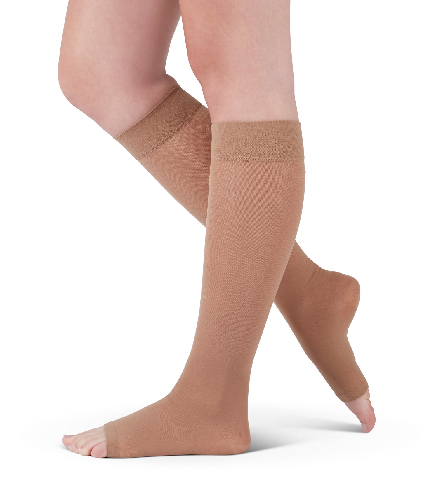medi assure 20-30 mmHg calf extra-wide open toe petite