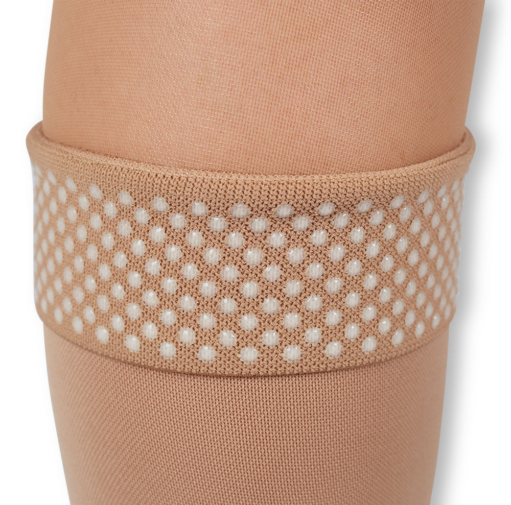 mediven plus 20-30 mmHg calf beaded topband open toe standard