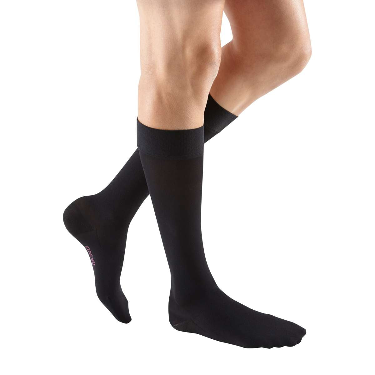 mediven plus 30-40 mmHg calf extra-wide beaded topband closed toe petite