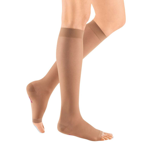 mediven sheer & soft 20-30 mmHg calf open toe standard