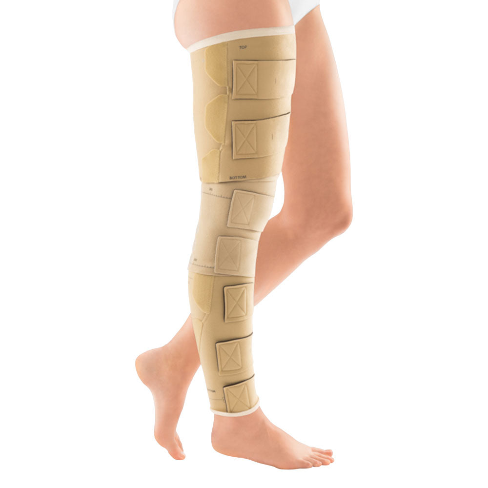circaid reduction kit whole leg with knee; lower leg standard, upper leg long