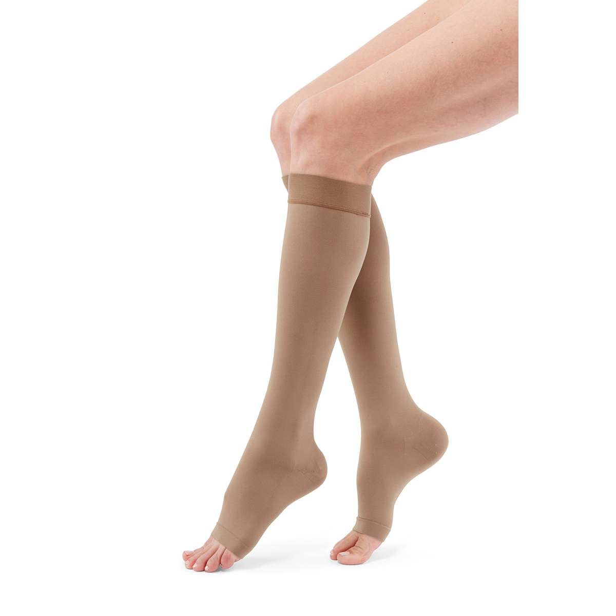 duomed advantage 15-20 mmHg calf open toe petite