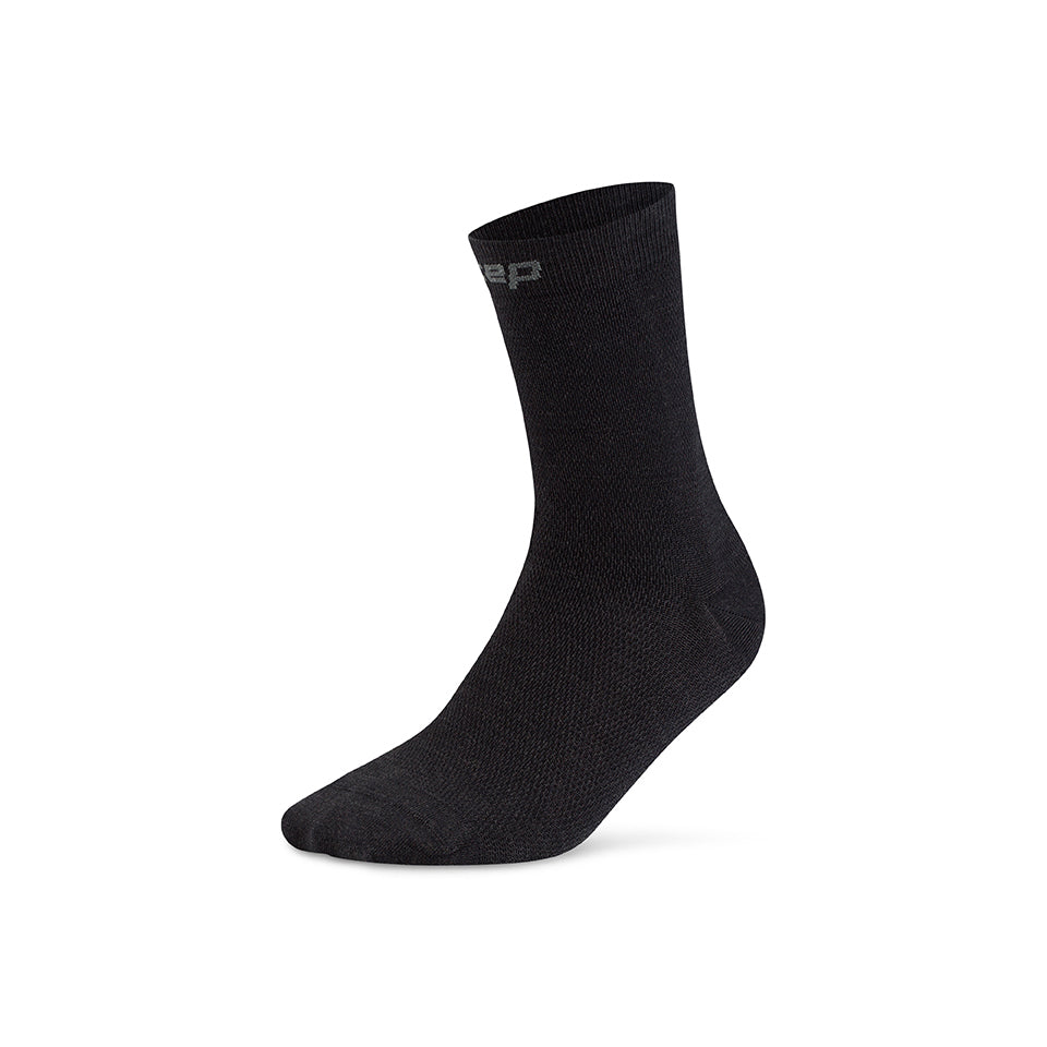 Core All Day Mid Cut Socks, Anthracite, Unisex, XL