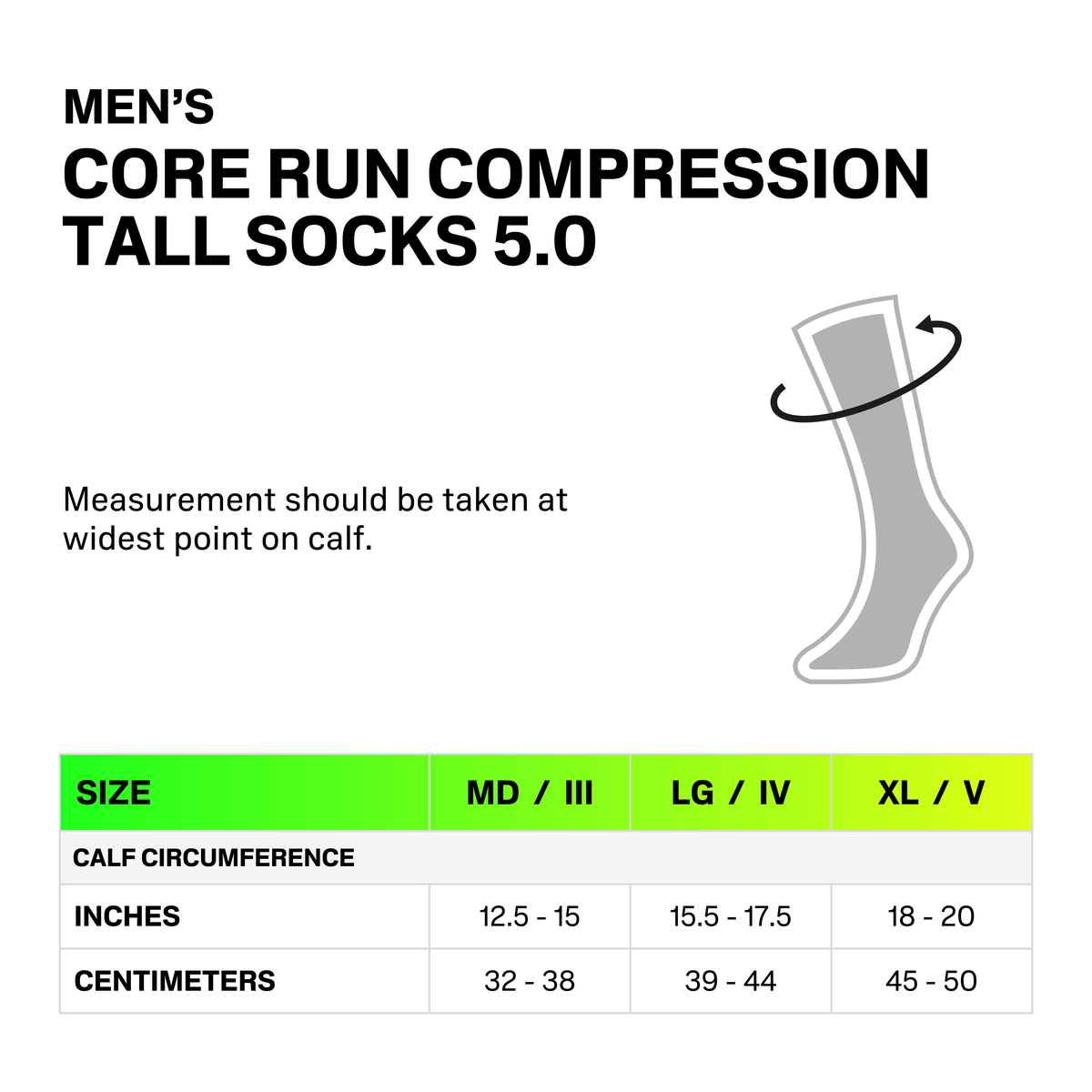 Core All Day Tall Socks, Athracite, Men, V