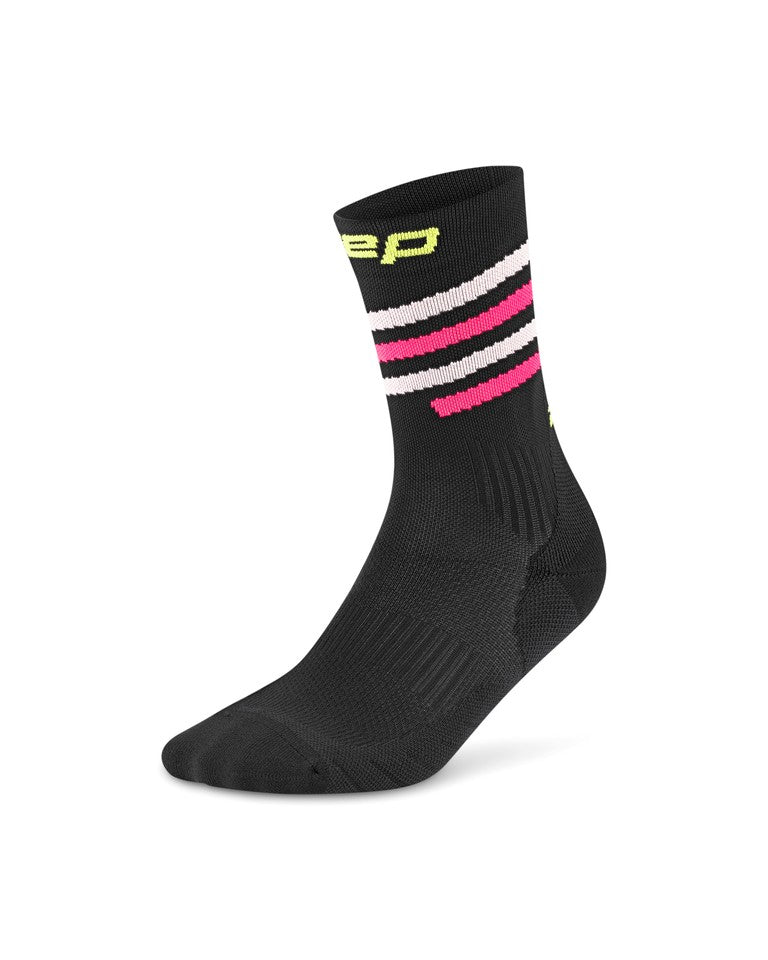 Core Run Spiral Mid Cut Socks, Unisex