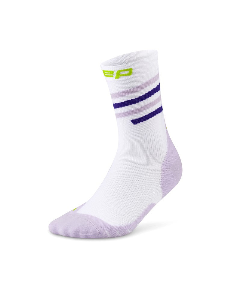 Core Run Spiral Mid Cut Socks, Unisex