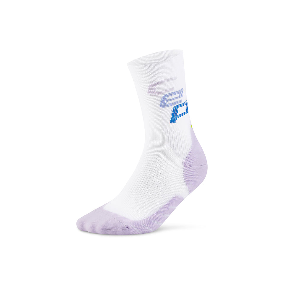 Core Run Steps Mid Cut Socks