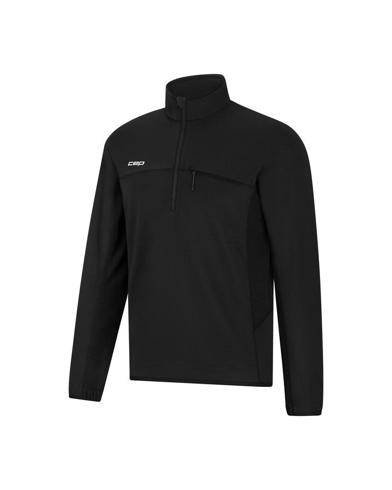 Core Run Thermal Long Sleeve Zip Shirt, Men