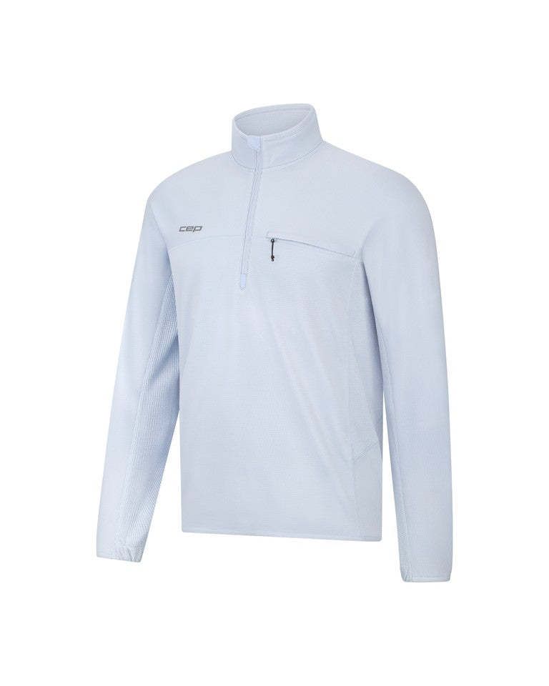 Core Run Thermal Long Sleeve Zip Shirt, Men