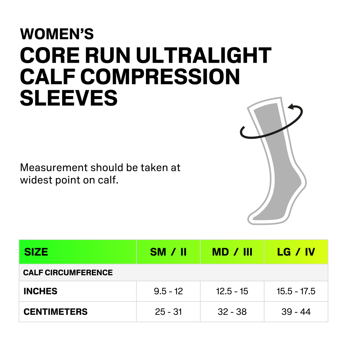 Core Run Ultralight Calf Sleeves