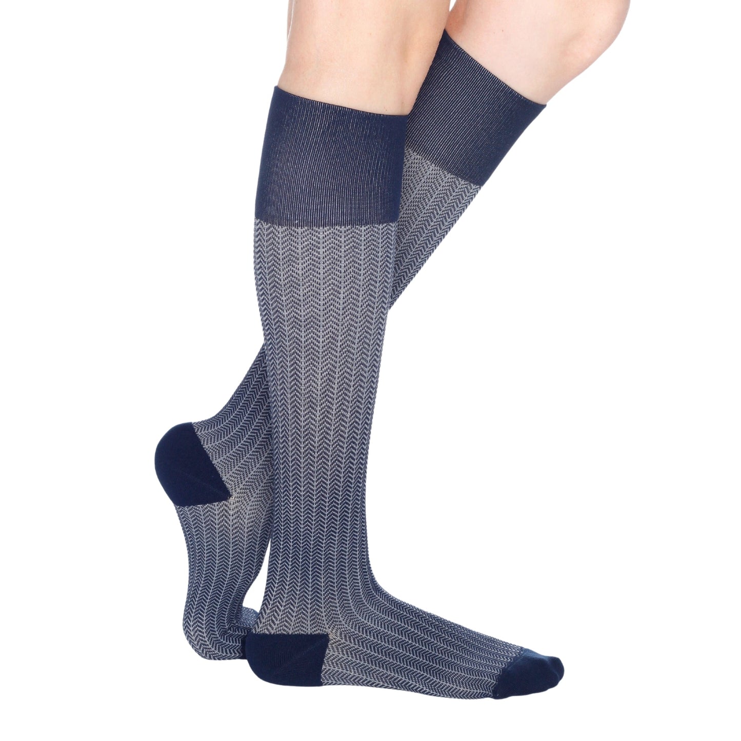 Rejuva Herringbone Compression Socks 15-20 mmHg