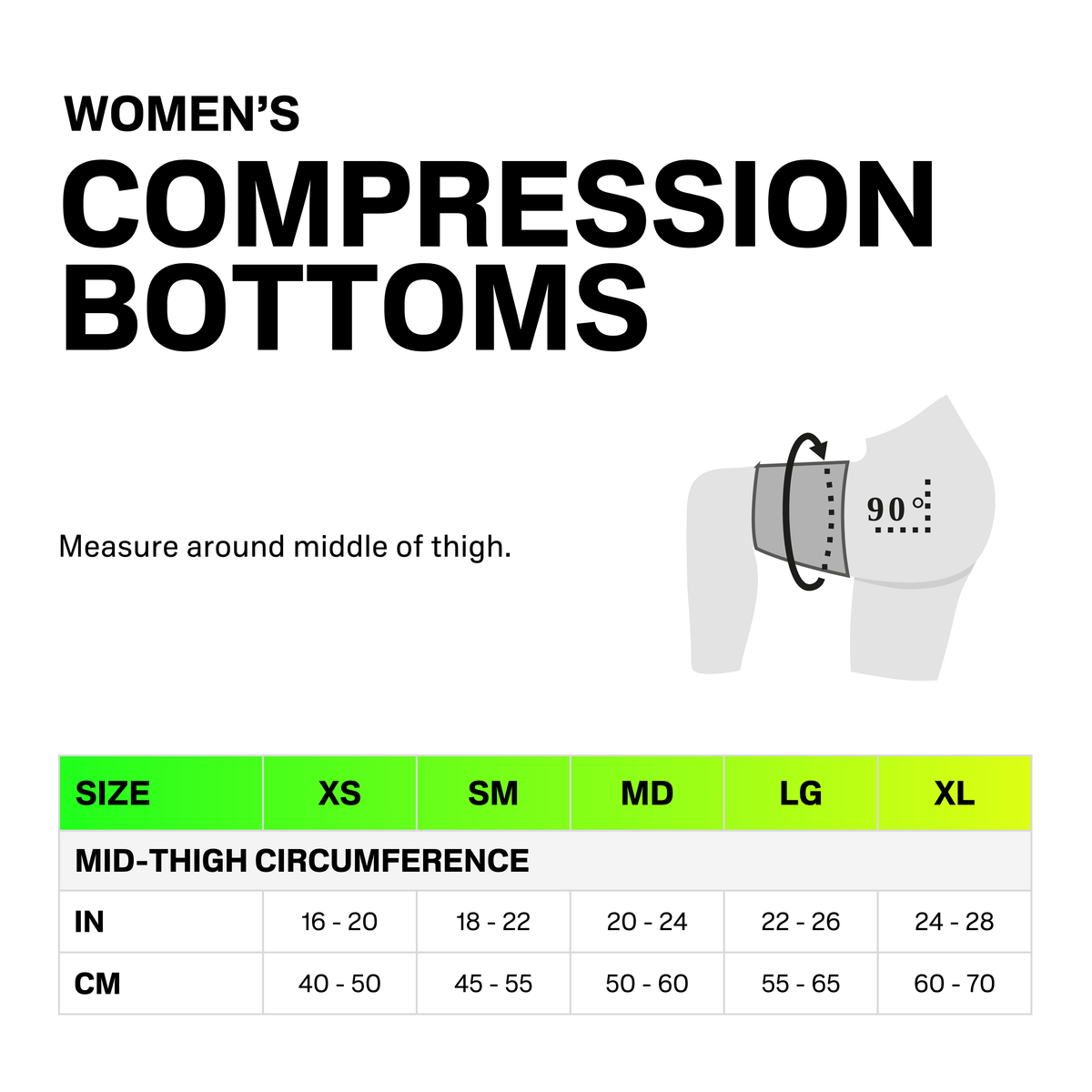 Pro Recovery Compression Open Toe Tights, Women