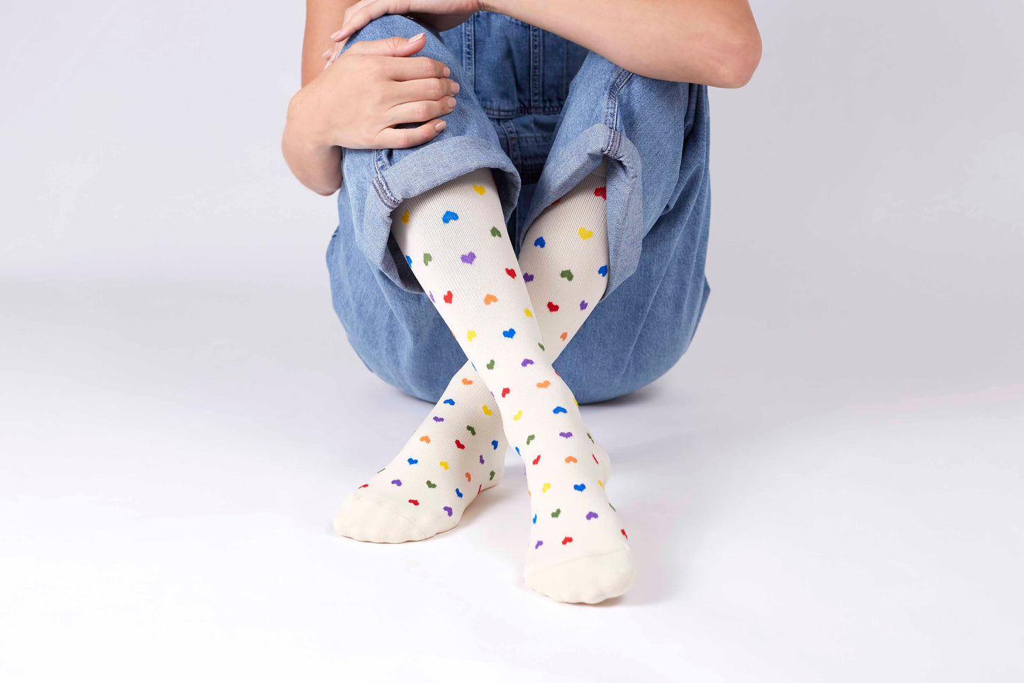 Rejuva Heart Compression Socks 15-20 mmHg