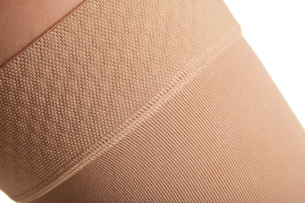 duomed advantage 15-20 mmHg thigh beaded topband open toe petite