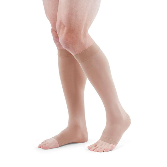 duomed advantage 20-30 mmHg calf extra-wide open toe standard, Single