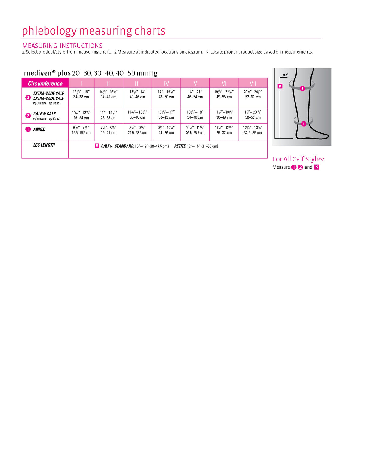 mediven plus 20-30 mmHg calf open toe standard