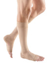 mediven forte, 40-50 mmHg, calf with silicone topband, Open Toe