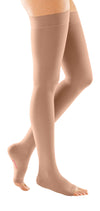 mediven forte, 30-40 mmHg, Thigh High W/ Silicone Top-Band, Open Toe