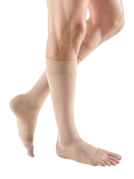 mediven forte, 30-40 mmHg, Calf w/ Silicone Top-Band, Open Toe