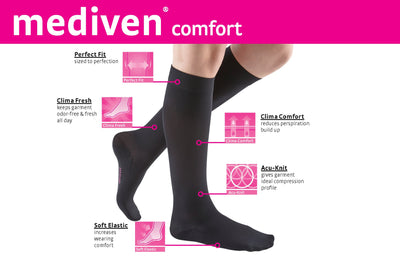 mediven comfort 15-20 mmHg calf open toe standard
