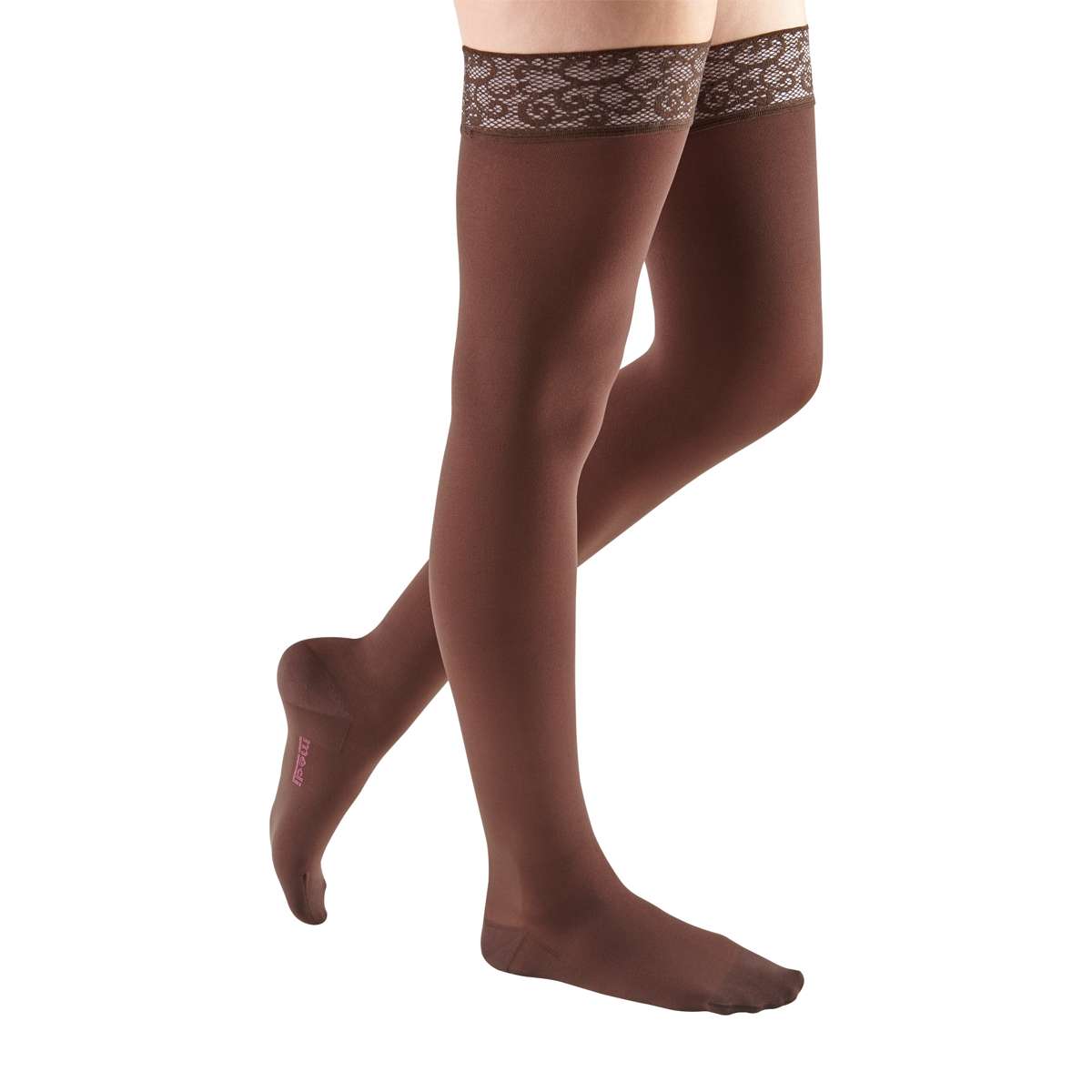 mediven comfort 15-20 mmHg thigh lace topband closed toe standard